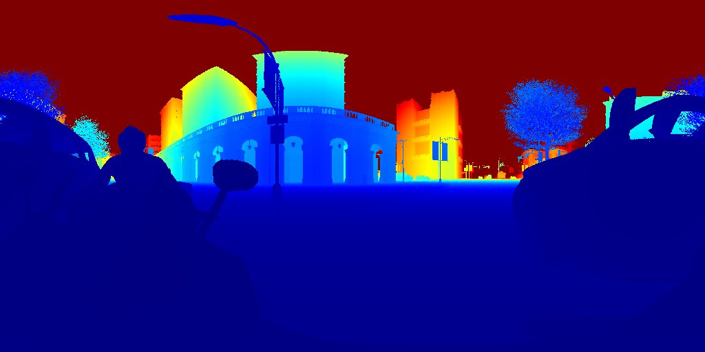Outdoor left eye 360° panorama depth